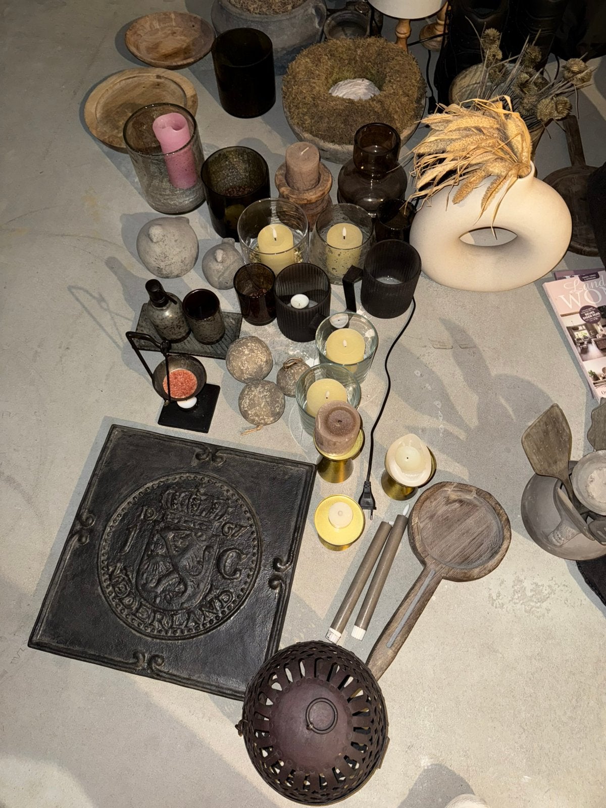 Verschillende sober stoer landelijke accessoires, Ophalen of Verzenden, Zo goed als nieuw