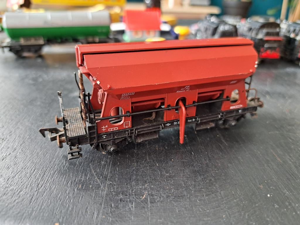 3 fleischmann wagons in gebruikte staat, Hobby en Vrije tijd, Gebruikt, Gelijkstroom, Fleischmann, Wagon