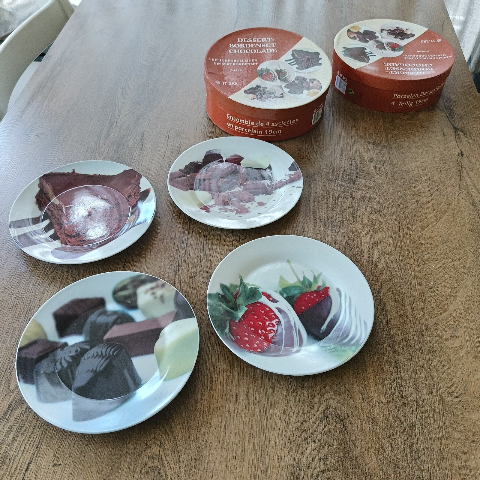 leuke dessertborden, Huis en Inrichting, Ophalen, Zo goed als nieuw, Overige stijlen, Bord(en)