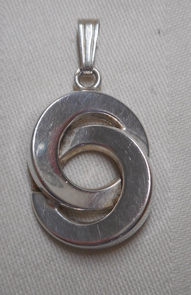 Zilveren modernist hanger nr.459, Sieraden, Tassen en Uiterlijk, Kettinghangers, Verzenden, Zo goed als nieuw, Zilver, Zilver