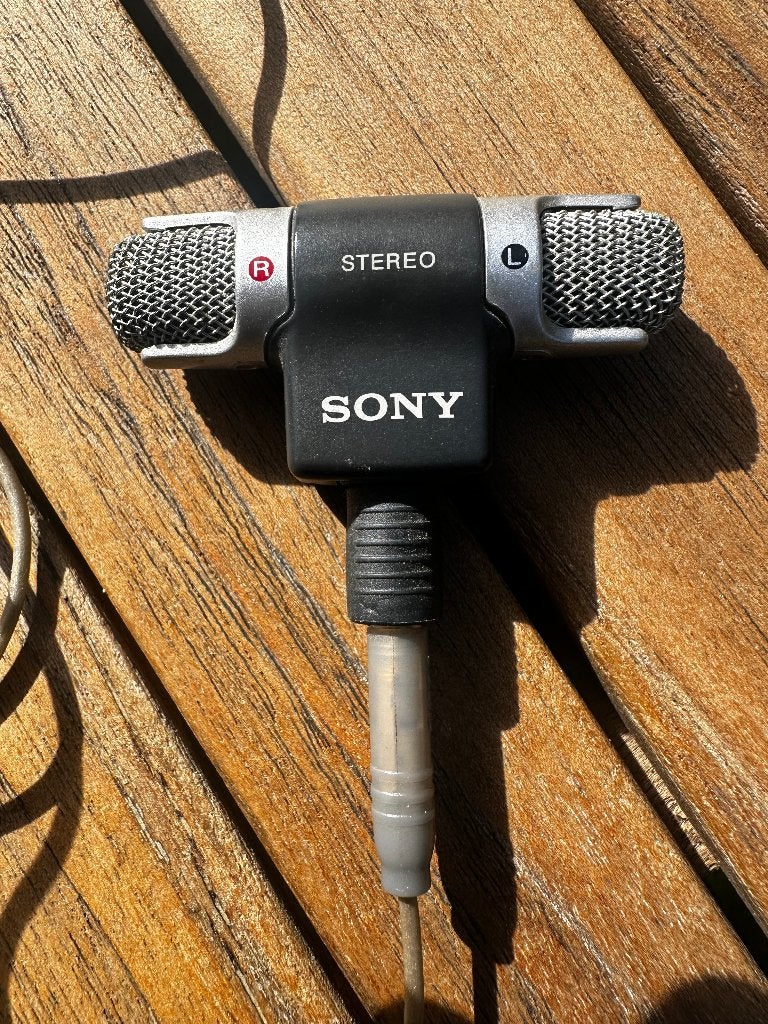 Sony ECM-DS70P Electret Condensator Microfoon, Muziek en Instrumenten, Ophalen of Verzenden, Gebruikt, Overige typen
