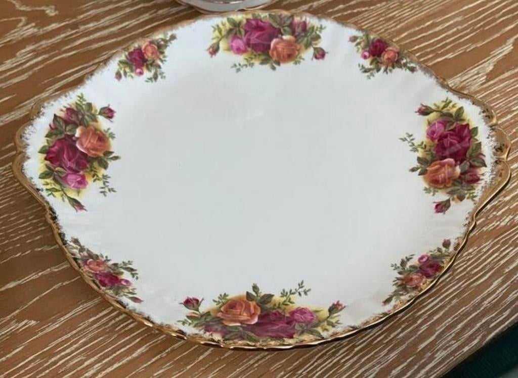 Royal Albert Old Country Roses Gebakschaal, Ophalen of Verzenden