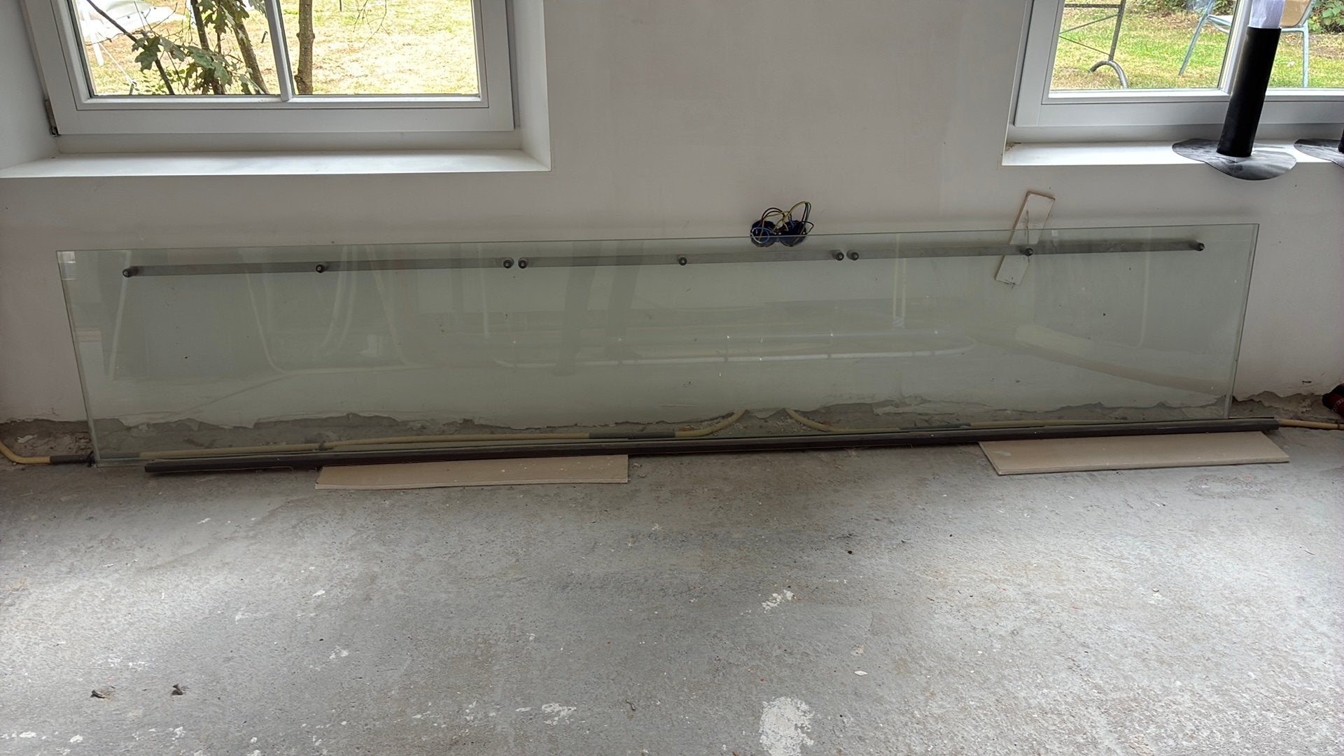 !!!Zeer stevige GLAZEN keuken achterwand!!!, Huis en Inrichting, Ophalen, Zo goed als nieuw, 200 cm of meer, Minder dan 100 cm