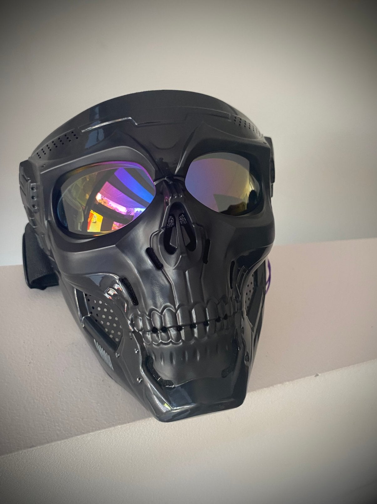 Skull masker, Ophalen, Zo goed als nieuw, Overige maten, Halloween