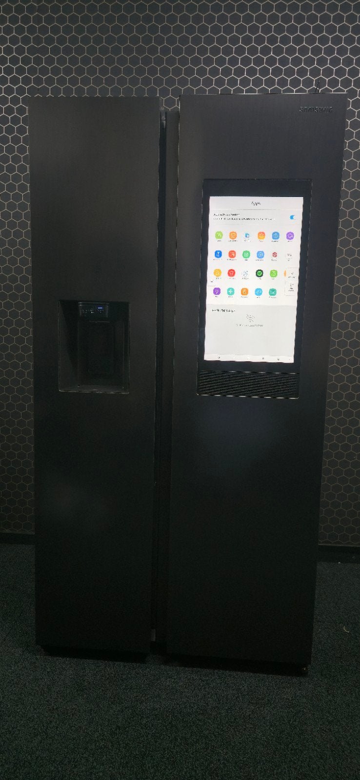 Samsung koelkast, Amerikaanse koelkast, Family Hub, side by, Witgoed en Apparatuur, Koelkasten en IJskasten, 3026ck, 60 cm of meer