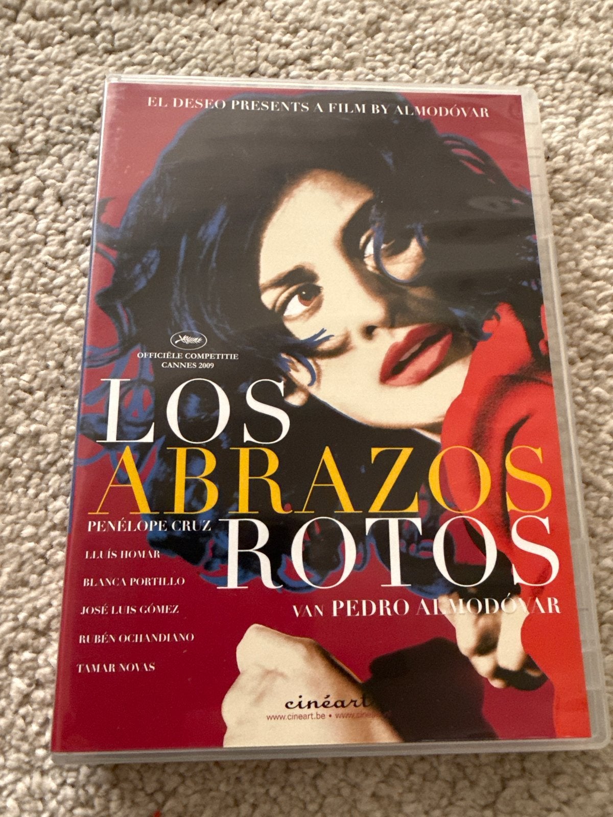 Los Abrazos Rotos - Pedro Almodóvar DVD, Gebruikt, Nederlands, Spaans, Ophalen of Verzenden