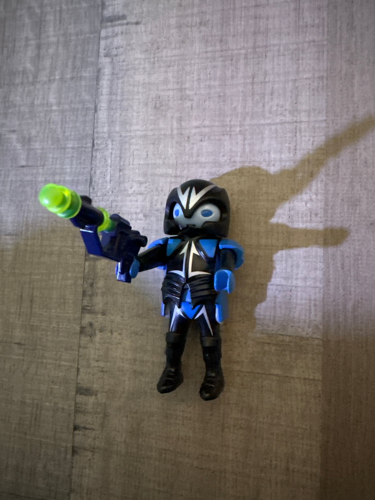 Playmobil Space Figuur met Laserwapen - Zo goed als nieuw, Complete set, Ophalen of Verzenden, Zo goed als nieuw, Figuren