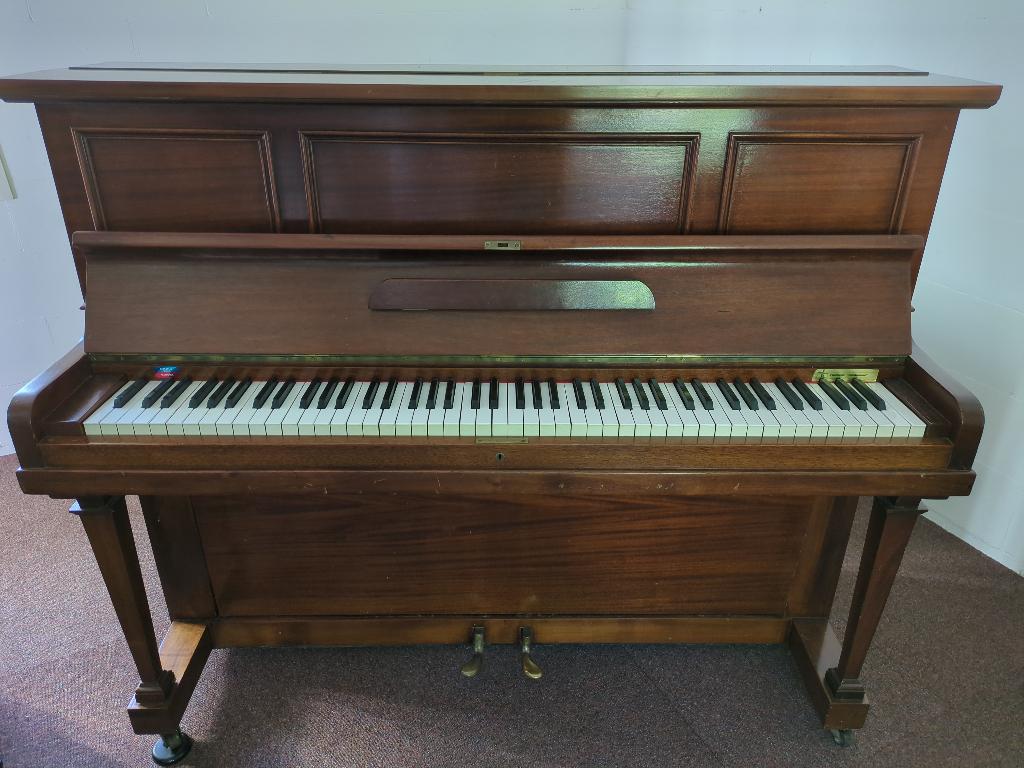 Mooie John Broadwood & Sons Piano, Muziek en Instrumenten, Piano's, Ophalen, Gebruikt, Bruin, Piano