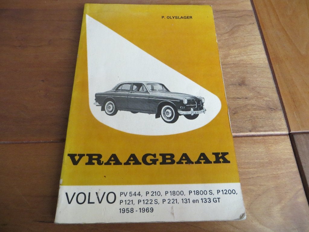 Vraagbaak Volvo PV 544, P 210, P1800, P1200, 121, 122S 58-69, Ophalen of Verzenden