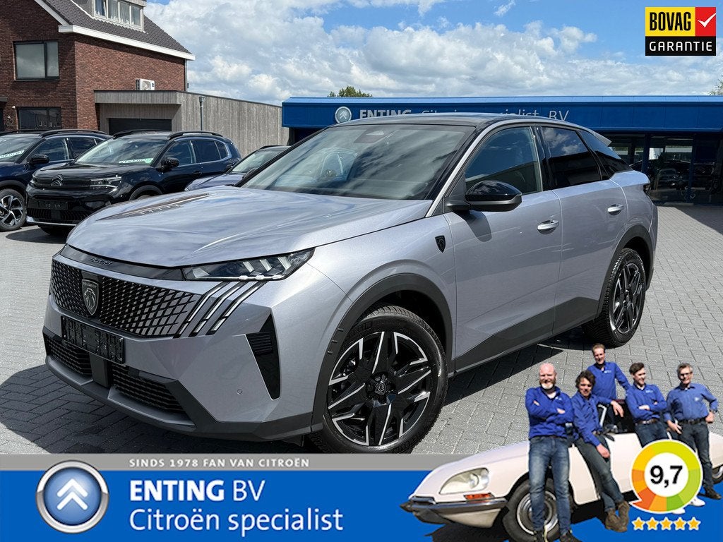 Peugeot 3008 1.2 Hybrid 145 GT SCHUIFDAK HIFI FOCAL ELECTRA, 145 pk, Gebruikt, 1199 cc, Bedrijf