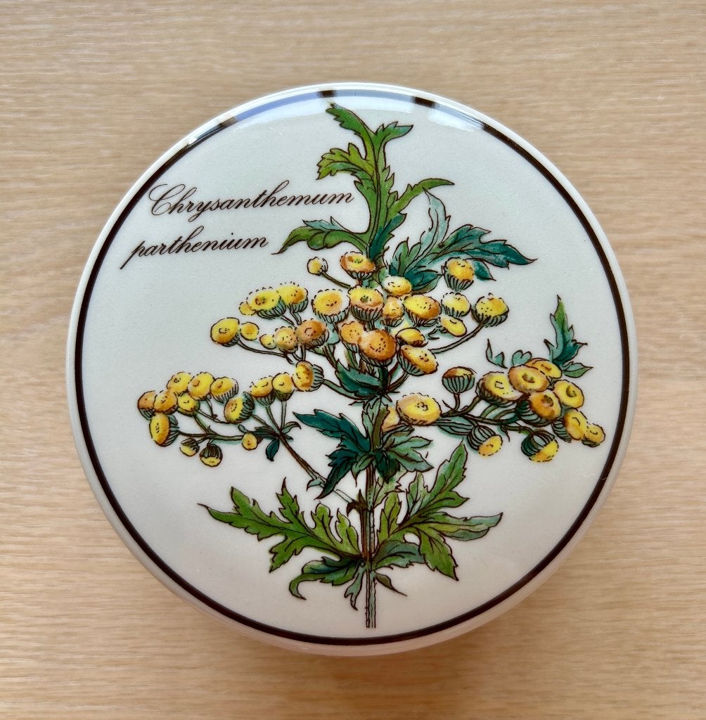 Vintage Villeroy en Boch porseleinen bonbonniere, botonica, Ophalen of Verzenden