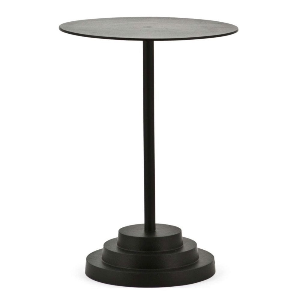 By-Boo bijzettafel, Minder dan 55 cm, Gebruikt, Metaal of Aluminium, Rond