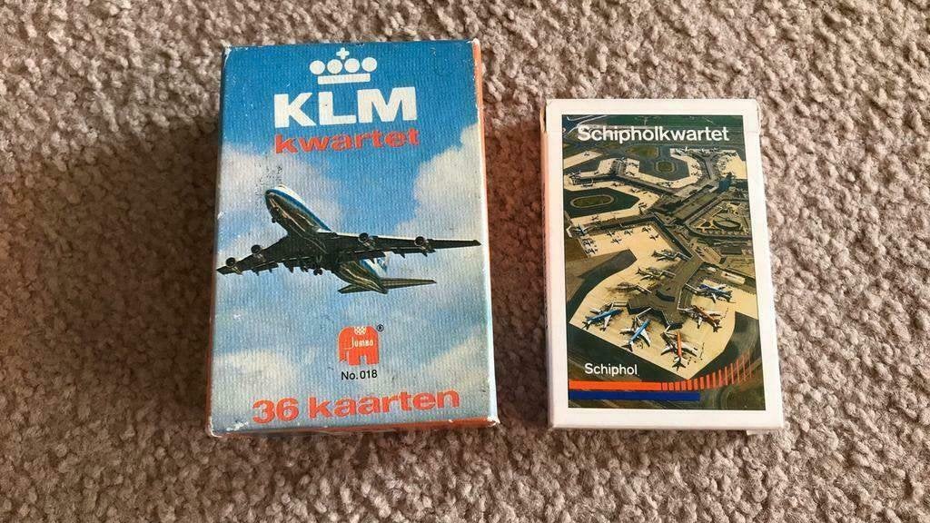 KLM Jumbo kwartet en schiphol kwartet, Ophalen of Verzenden, Gebruikt, Kwartet(ten)