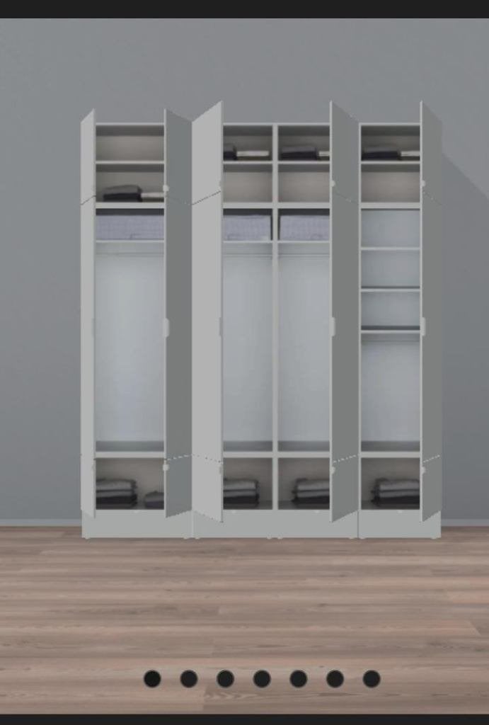 Foto 10 van Grote, flexibele IKEA PLATSA Kledingkast (Weg = Weg)