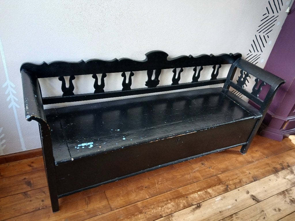 authentieke klepbank, Antiek en Kunst, Ophalen