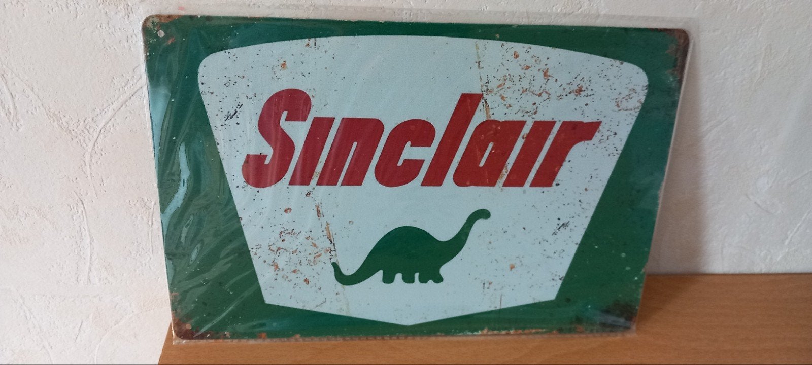 Nieuw Blikken Bord Sinclair 20x30 cm, Verzamelen, Ophalen of Verzenden, Nieuw, Reclamebord