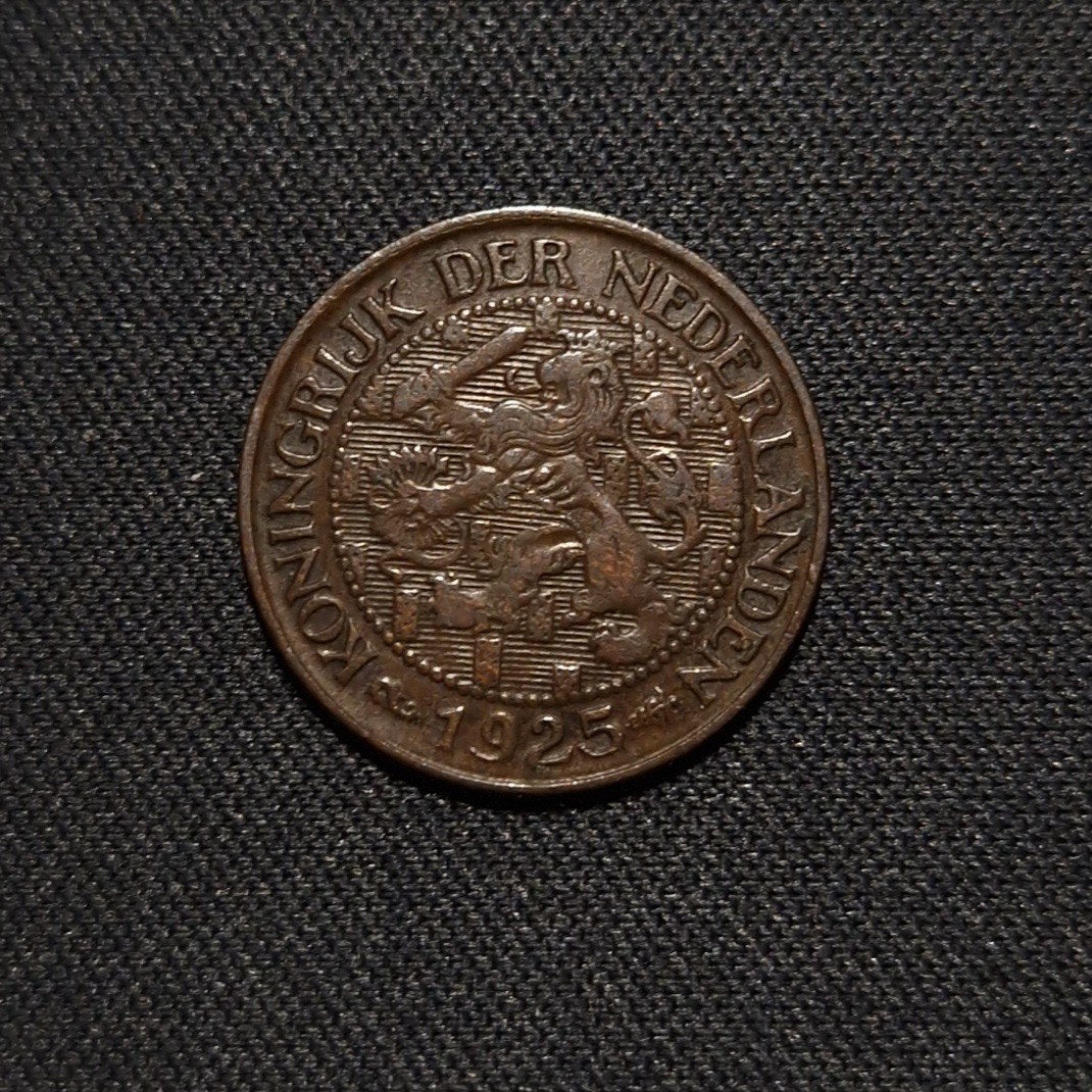 1 cent 1925, Postzegels en Munten, Munten | Nederland, Verzenden, Koningin Wilhelmina, 1 cent, Losse munt