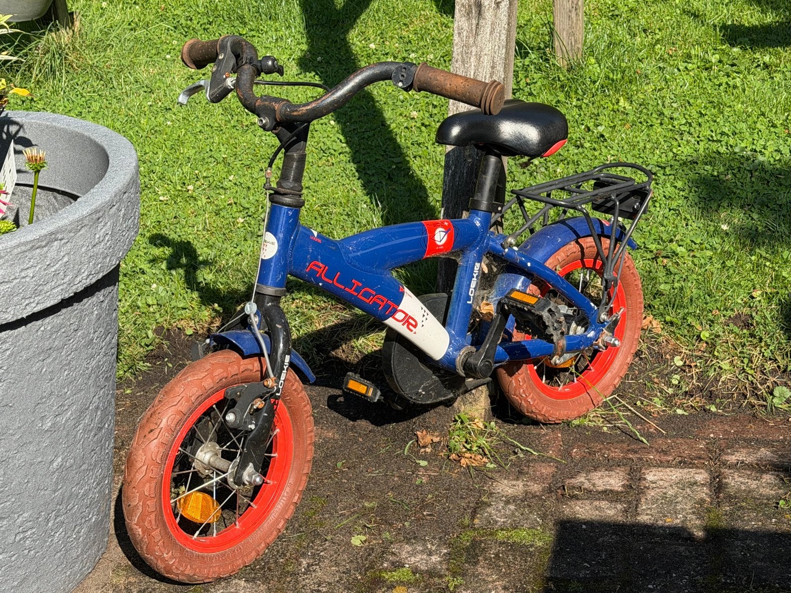 Loekie kinderfiets 12 inch - Gebruikt maar goed, Ophalen, Gebruikt, Minder dan 16 inch