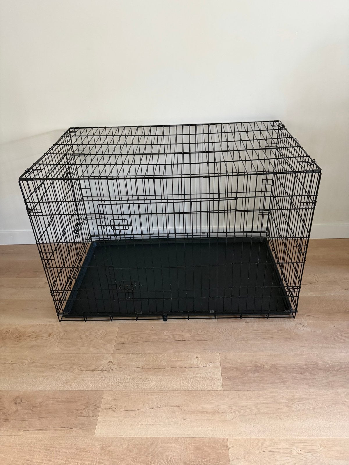 Hondenbench XXL zwart, Dieren en Toebehoren, Ophalen, Zo goed als nieuw