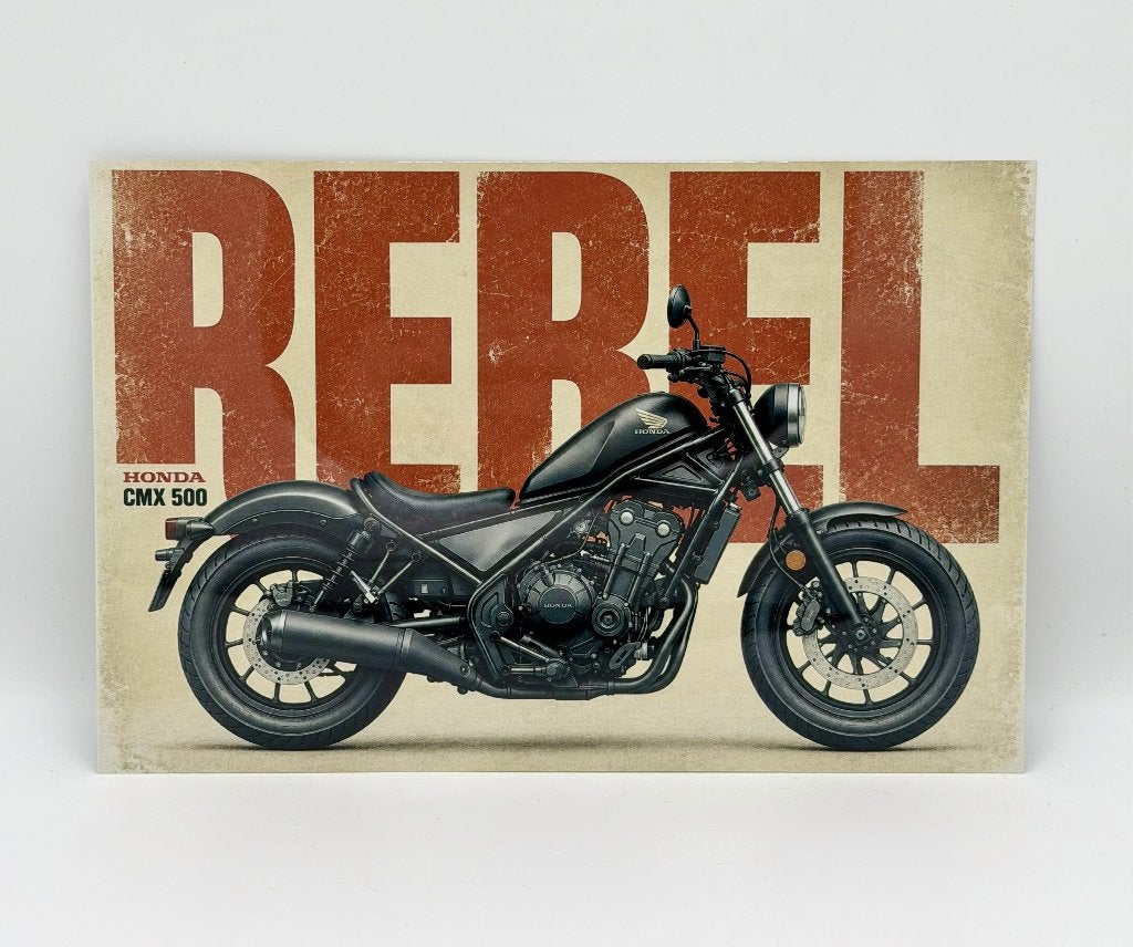 Honda CMX 500 rebel bord | 20x30, Verzenden, Nieuw, Reclamebord