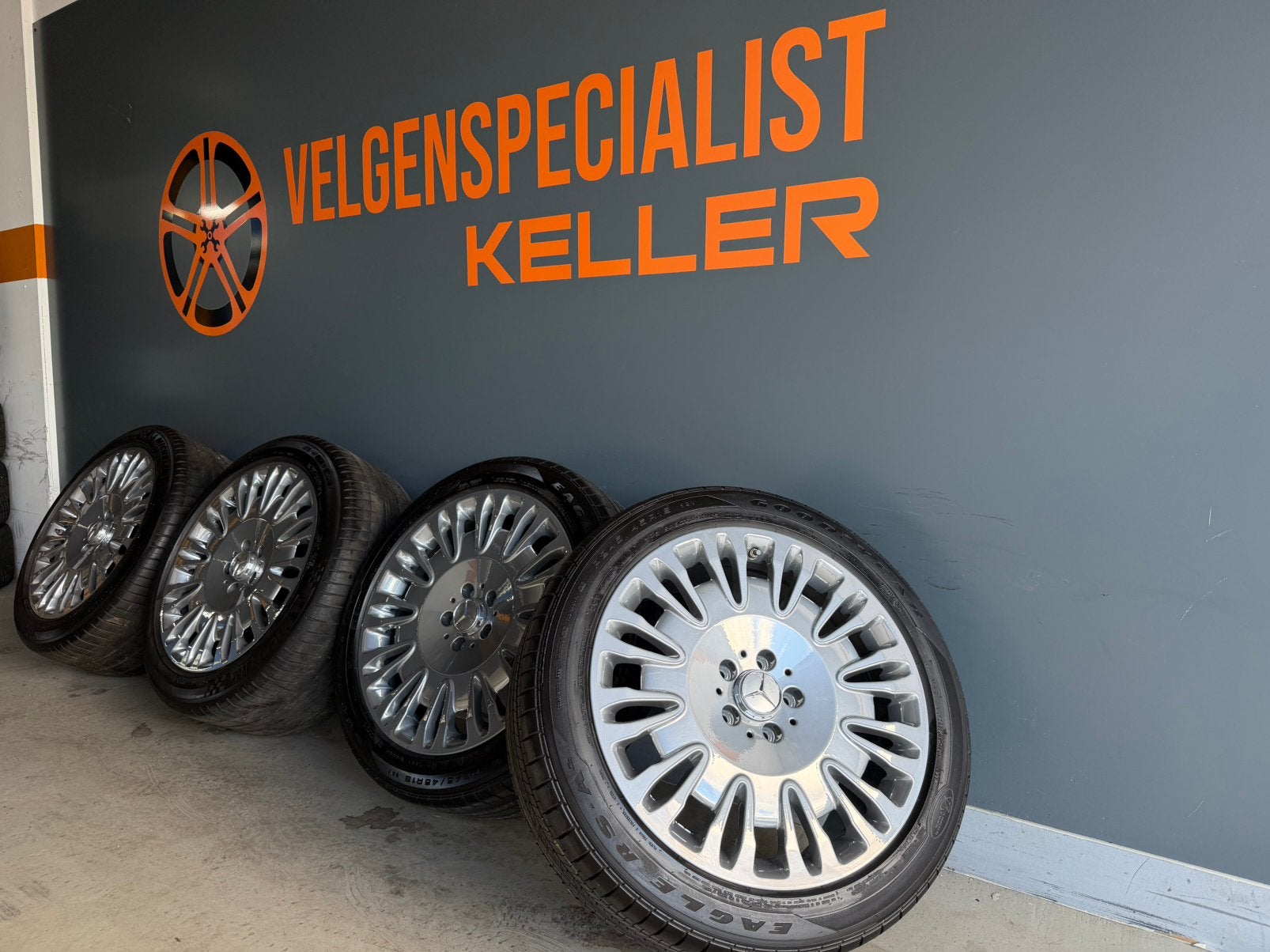 Mercedes S Klasse Maybach Chrome 19 inch velgen Origineel, Ophalen of Verzenden, 19 inch, Zomerbanden, Banden en Velgen