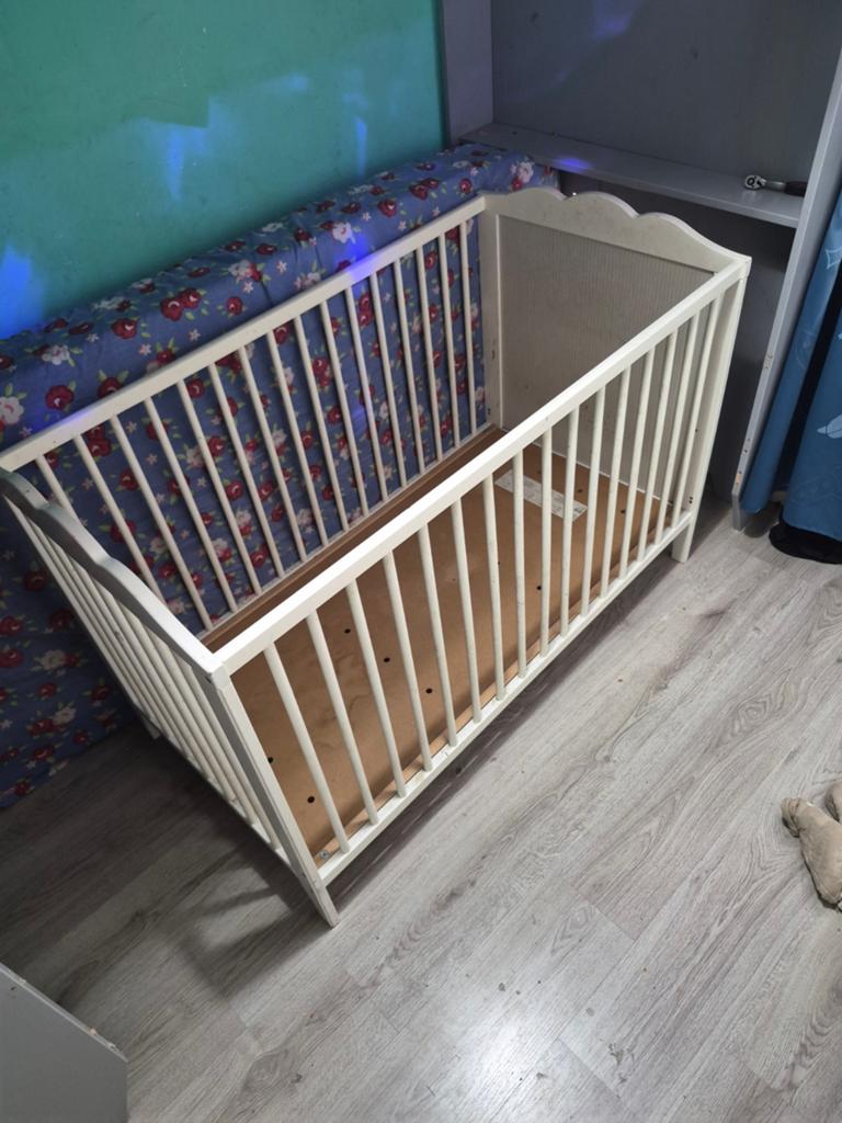 Baby ledikant 65x122 cm met matrasje, Ophalen of Verzenden