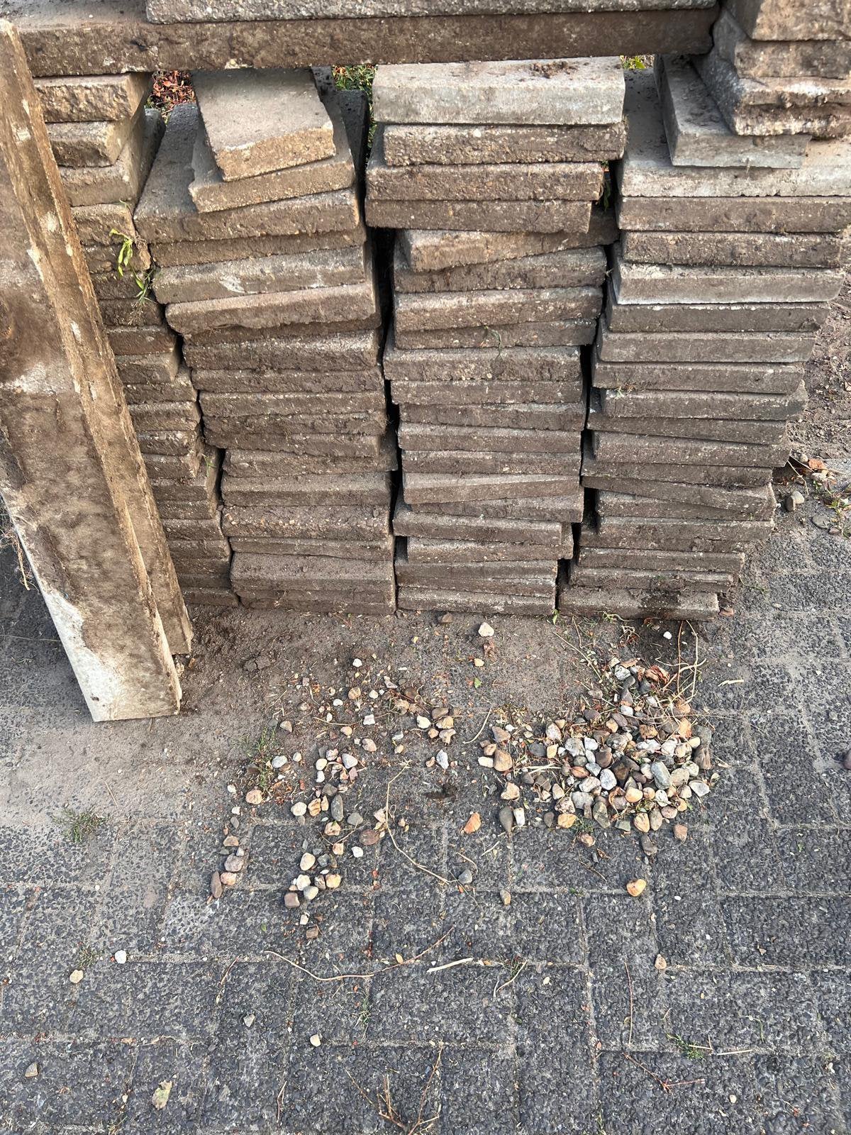 stoeptegels, Ophalen, Zo goed als nieuw, Beton, Overige typen