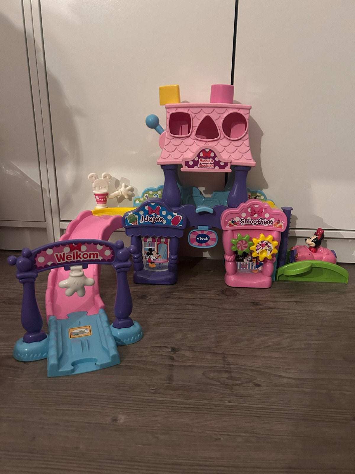 VTech Toet Toet Auto's Minnie's IJssalon Speelset, Ophalen, Gebruikt, 2 tot 4 jaar