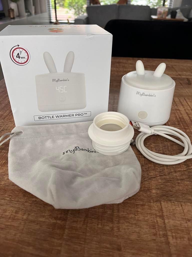 MyBambini’s flessenwarmer, Kinderen en Baby's, Babyvoeding en Toebehoren, Ophalen of Verzenden, Zo goed als nieuw, Flessen- of potjesverwarmer