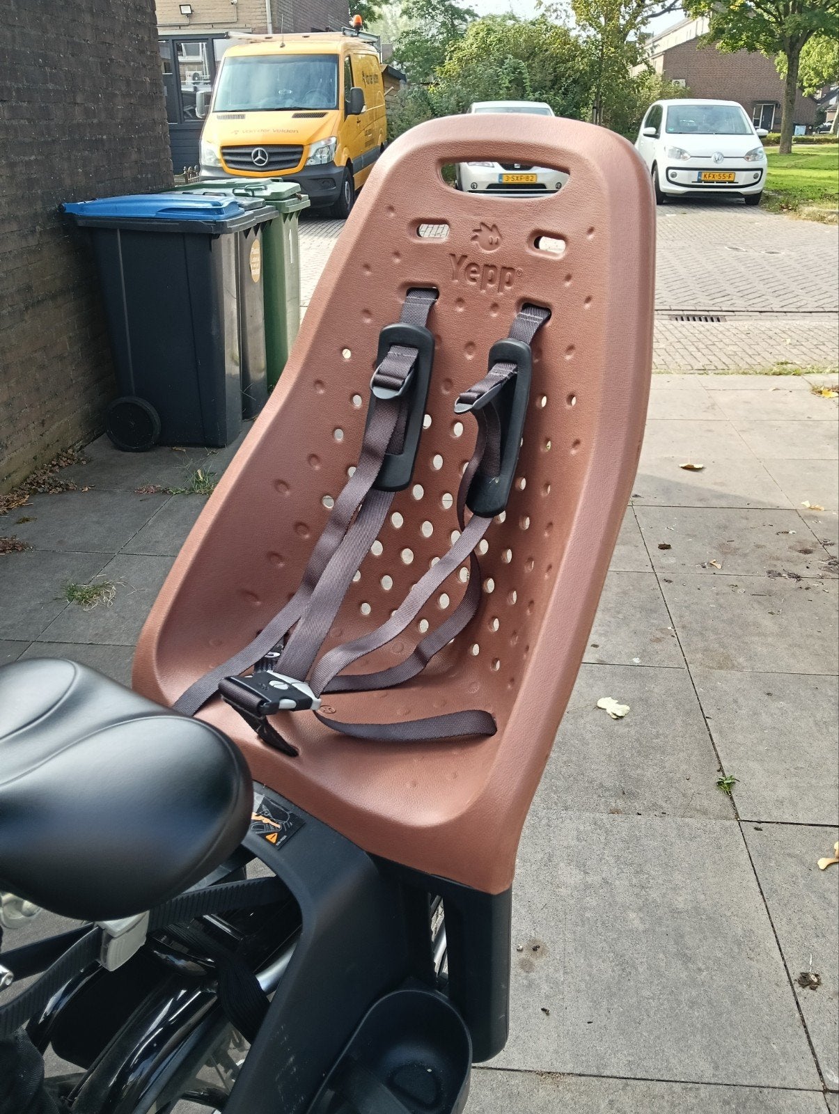 Yepp Maxi Easy fit, fietsstoel achter, zeer goede staat, Achterzitje, Voetsteuntjes, Zo goed als nieuw, Thule Yepp
