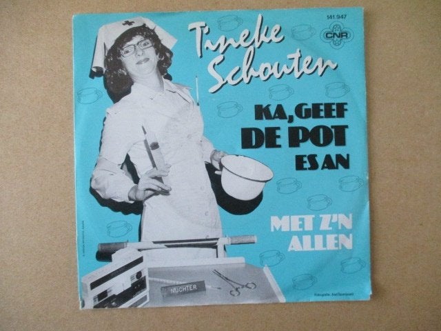 s0519 tineke schouten - ka geef de pot es an, Ophalen, Gebruikt, 7 inch, Overige genres