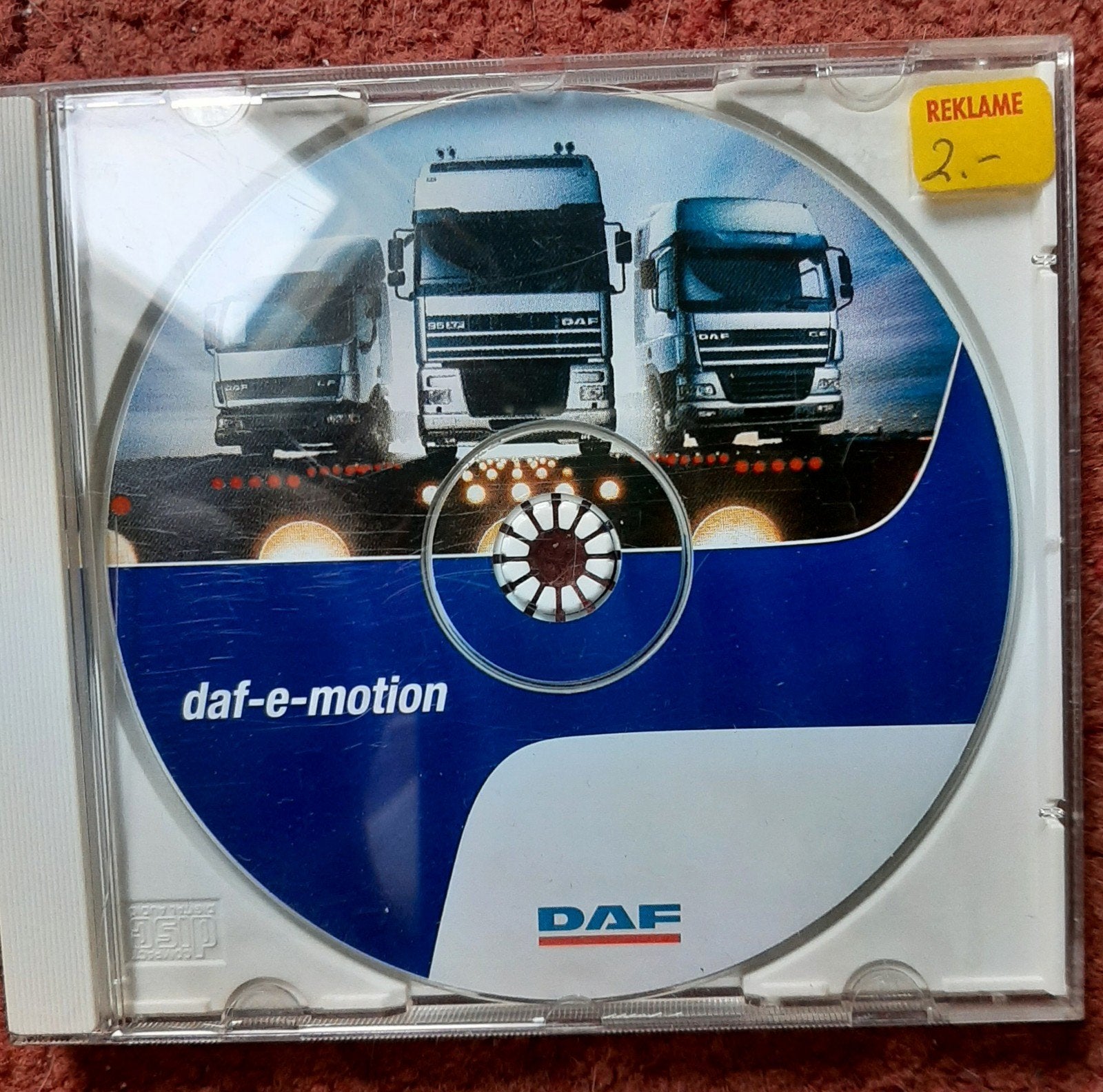 DAF E-Motion CD - Promotie CD DAF Trucks, Ophalen of Verzenden, Gebruikt, Overige typen, Inclusief doosje