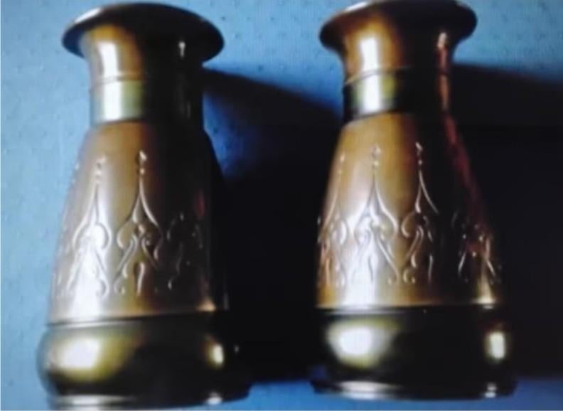 2 antieke vazen Daalderop KMD Tiel, Antiek en Kunst, Ophalen