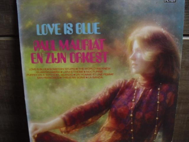 Paul Mauriat en Zijn Orkest "Love is Blue" LP, Complilatie, Ophalen of Verzenden, Gebruikt, 12 inch