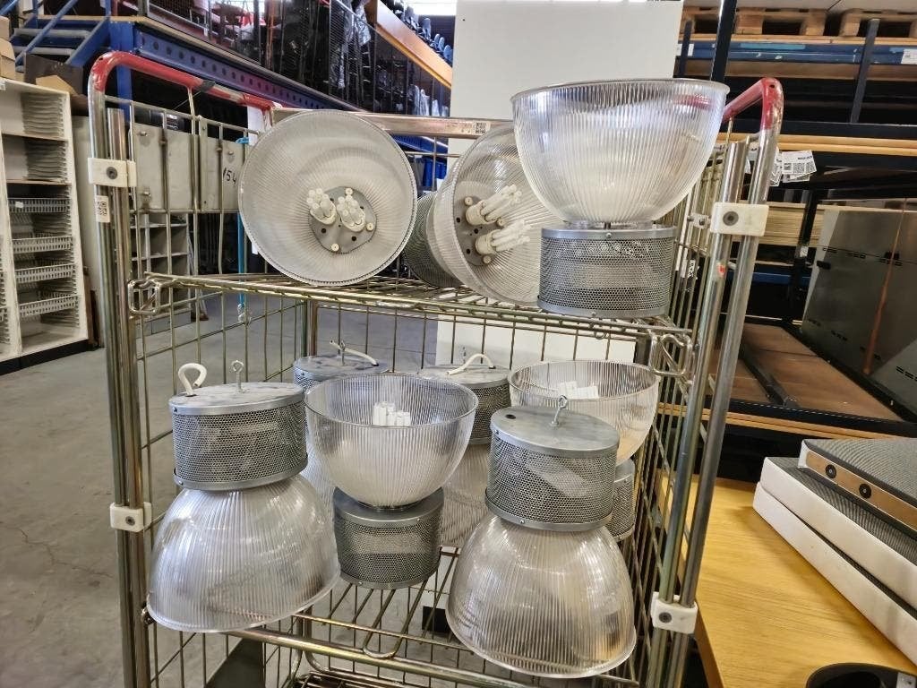 9x   hanglamp geschikt voor eventueel ombouw naar led, Nieuw, Ophalen of Verzenden, X, Minder dan 50 cm