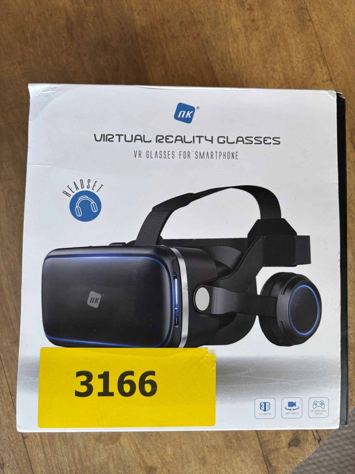 NK Virtual Reality Bril voor Smartphone (VR Glasses), Ophalen of Verzenden, Nieuw, VR-bril, Telefoon