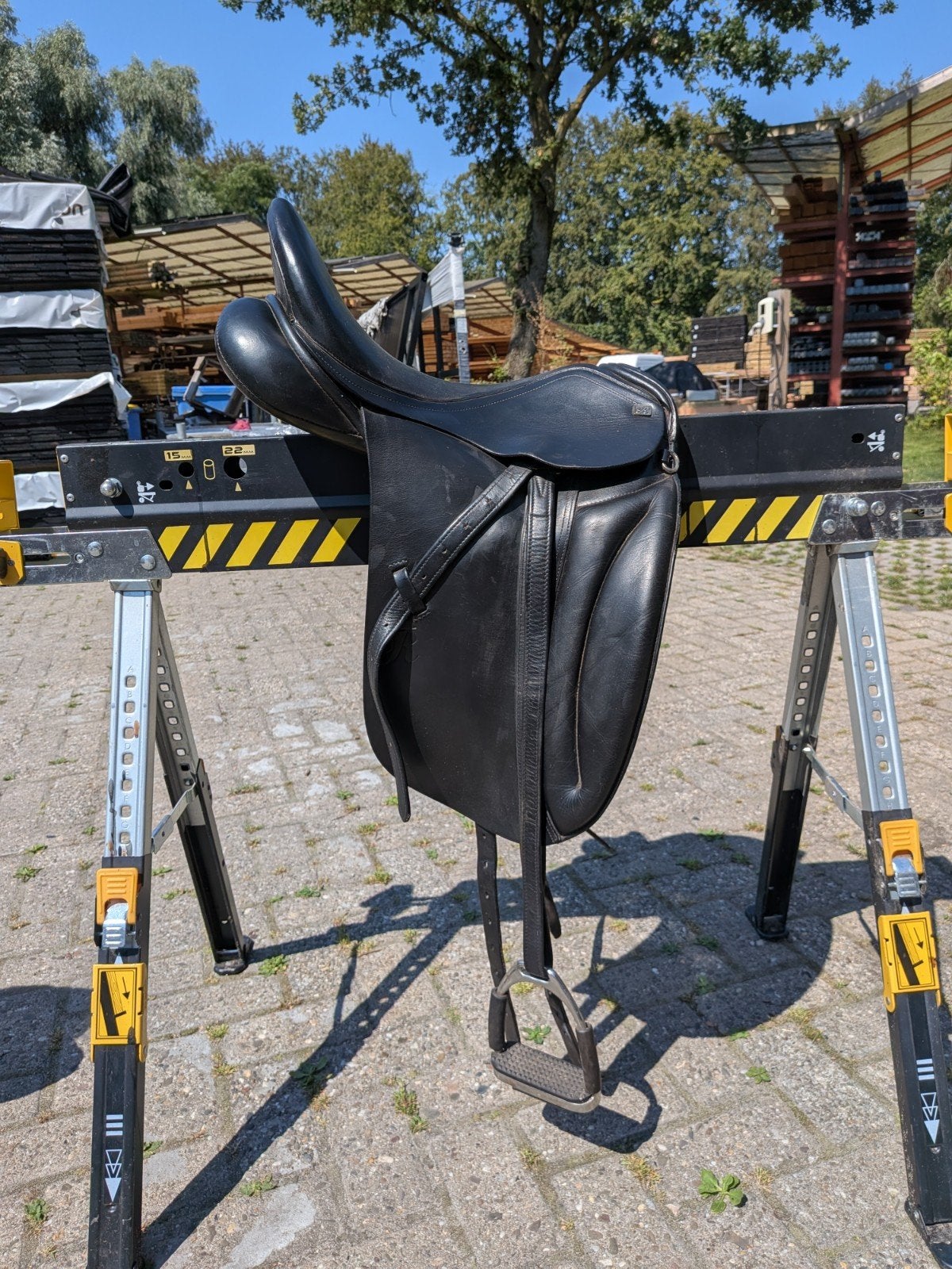 Rossner dressuurzadel, Gebruikt, Dressuur, Smal, Ophalen of Verzenden