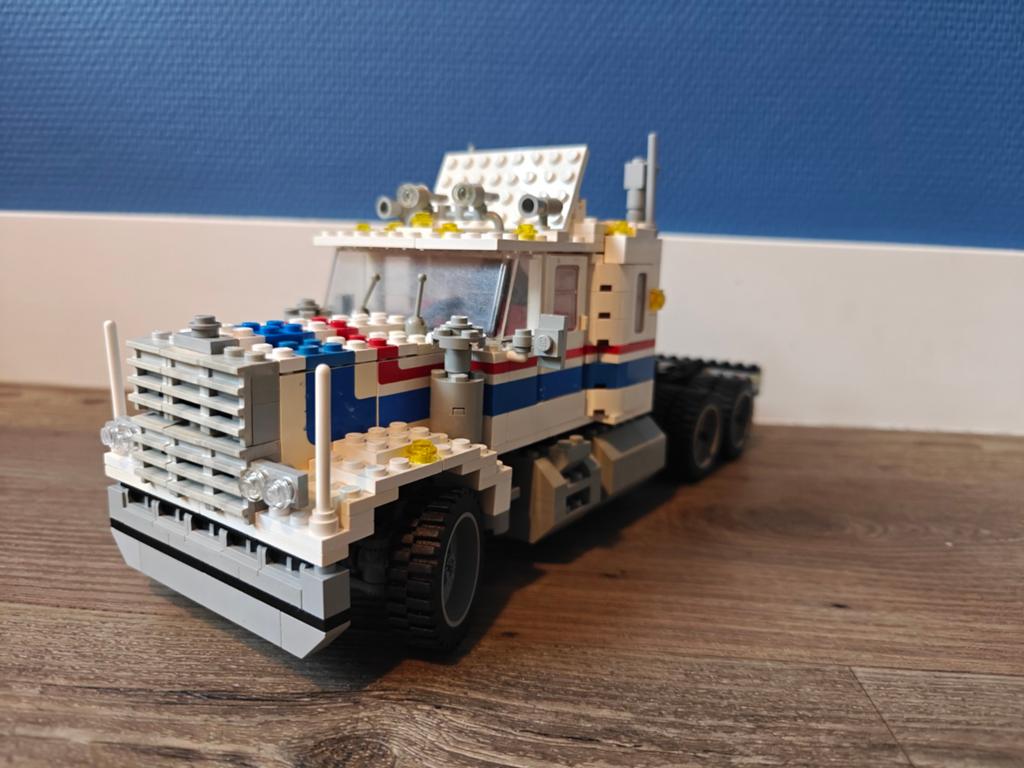 Lego 5580 Highway Rig Vrachtwagen, Gebruikt, Lego, Ophalen of Verzenden, Complete set