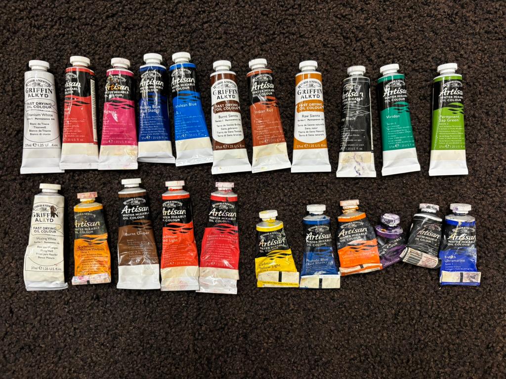 NEWTON Artisan WATER MIXABLE OIL COLOURS 37 ml, Hobby en Vrije tijd, Schilderen, Ophalen, Zo goed als nieuw, Overige typen