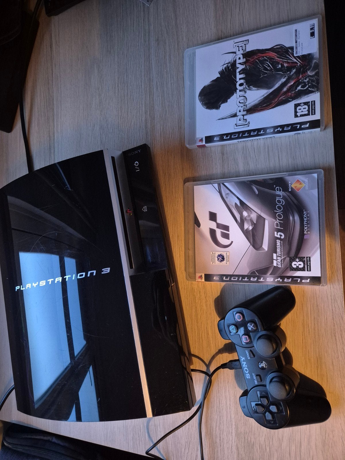 Playstation 3 Phat (CECHL04 - 40GB), Ophalen, 40 GB, Phat, Met 1 controller
