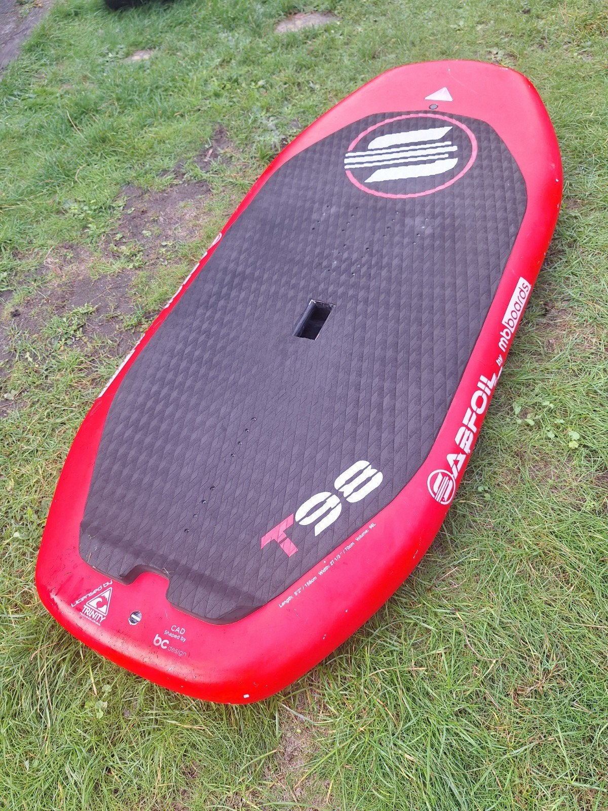 Sabfoil 5"2 x 98Liter wingfoil board, Ophalen of Verzenden, Gebruikt, Wingsurf-board