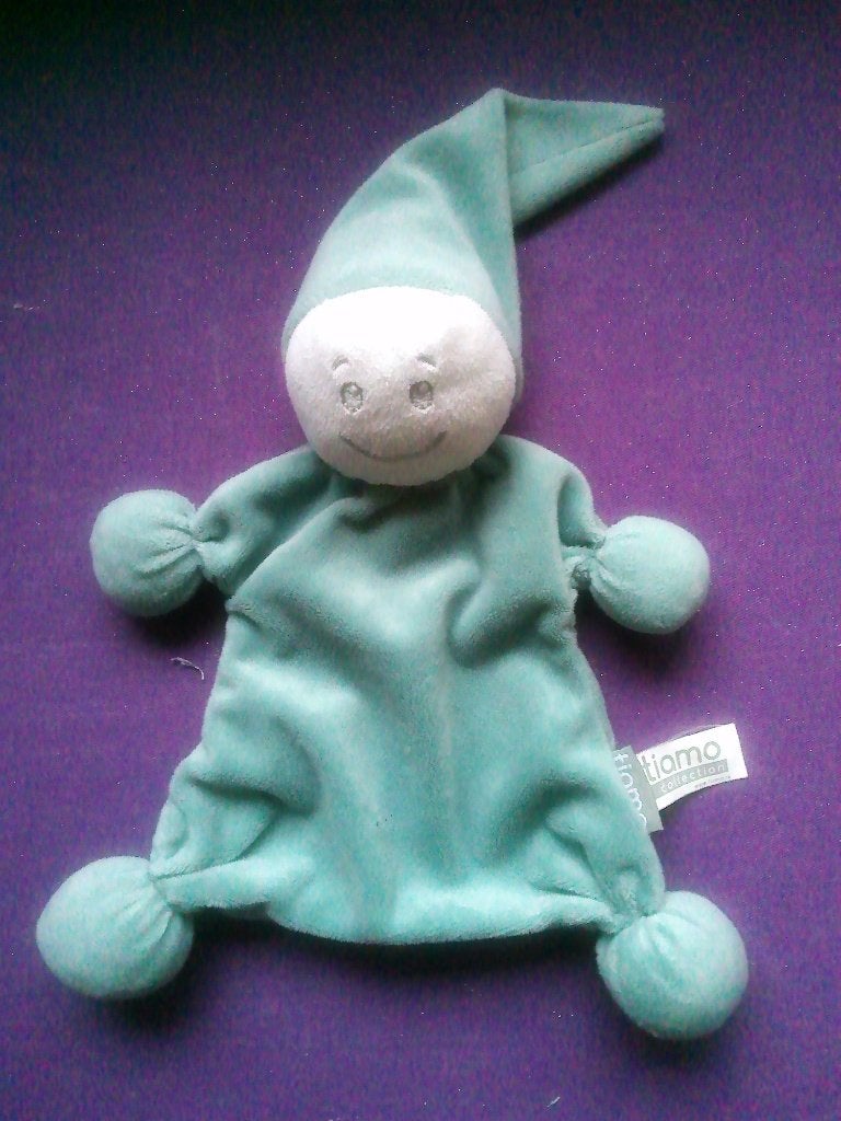 TIAMO COLLECTION Knuffeldoekje POPJE. GROEN **Nieuw**, Kinderen en Baby's, Speelgoed | Knuffels en Pluche, Groen, Overige typen