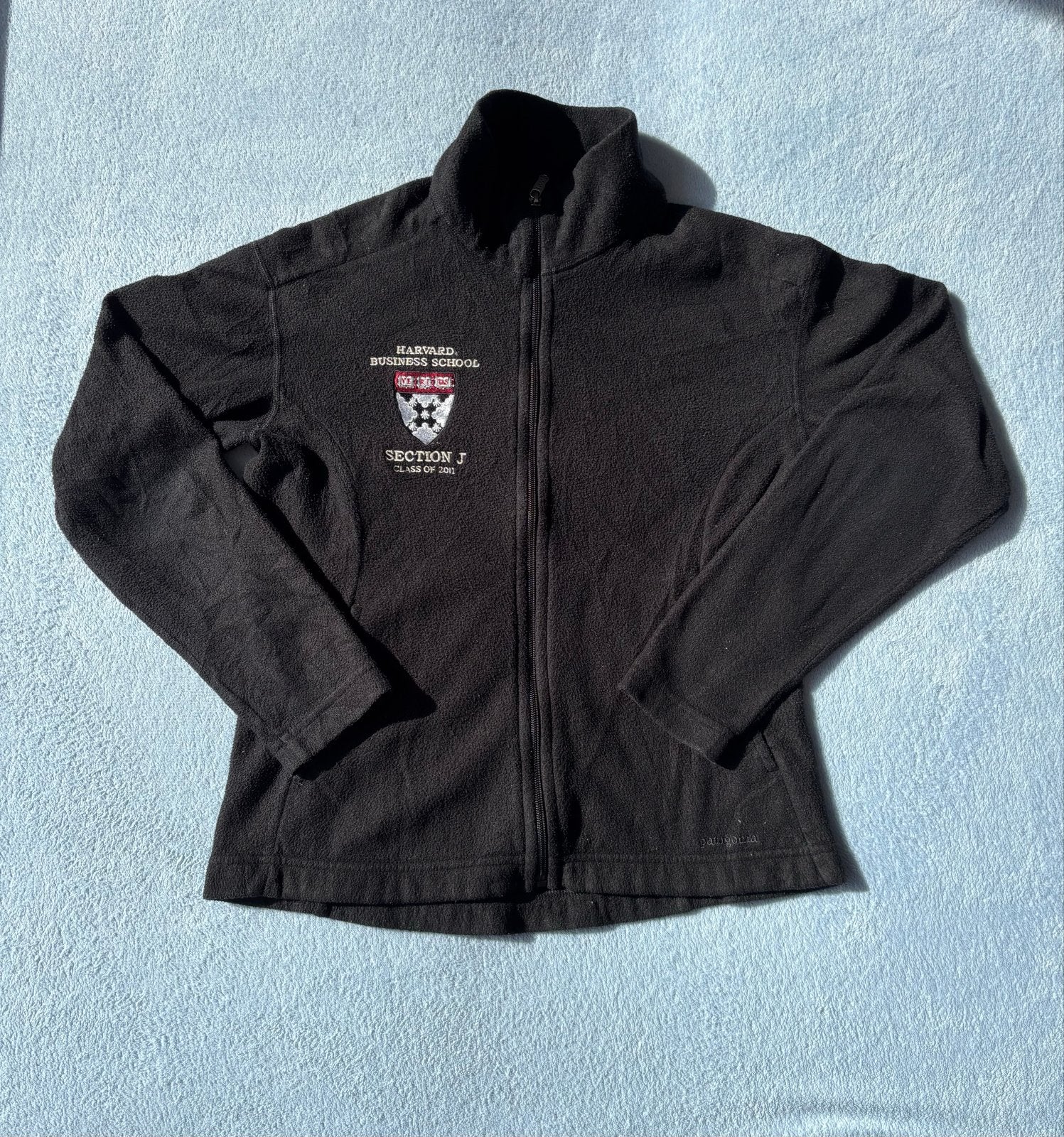 Patagonia Harvard Business School Fleece vest Dames S, Ophalen of Verzenden, Gedragen, Maat 36 (S), Zwart
