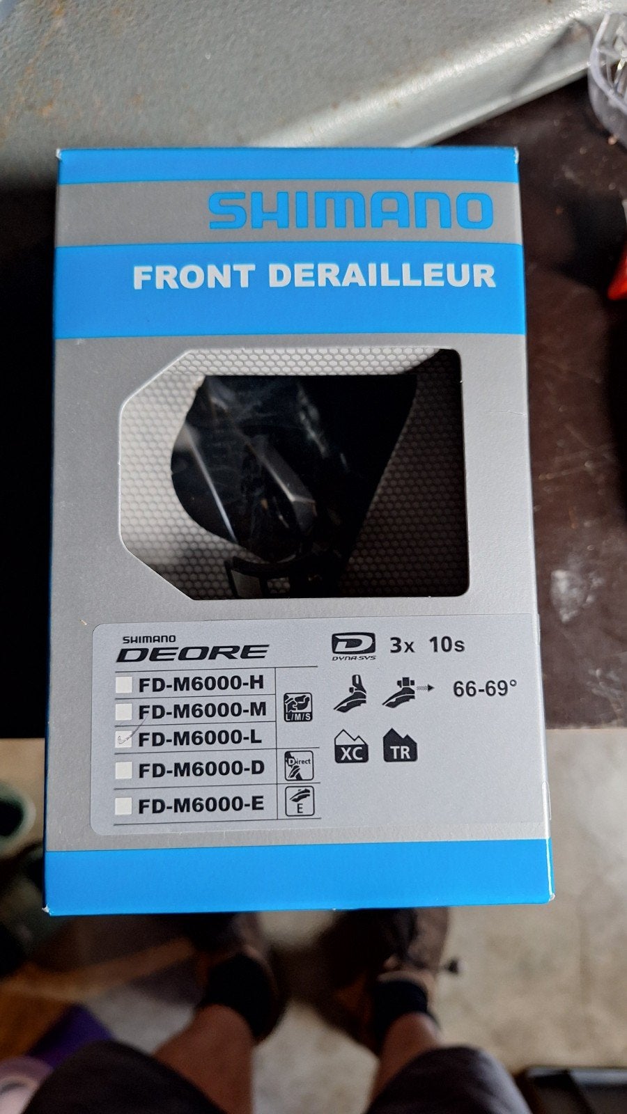Shimano front derailleur deore, Fietsen en Brommers, Fietsonderdelen, Ophalen of Verzenden, Nieuw, Shimano