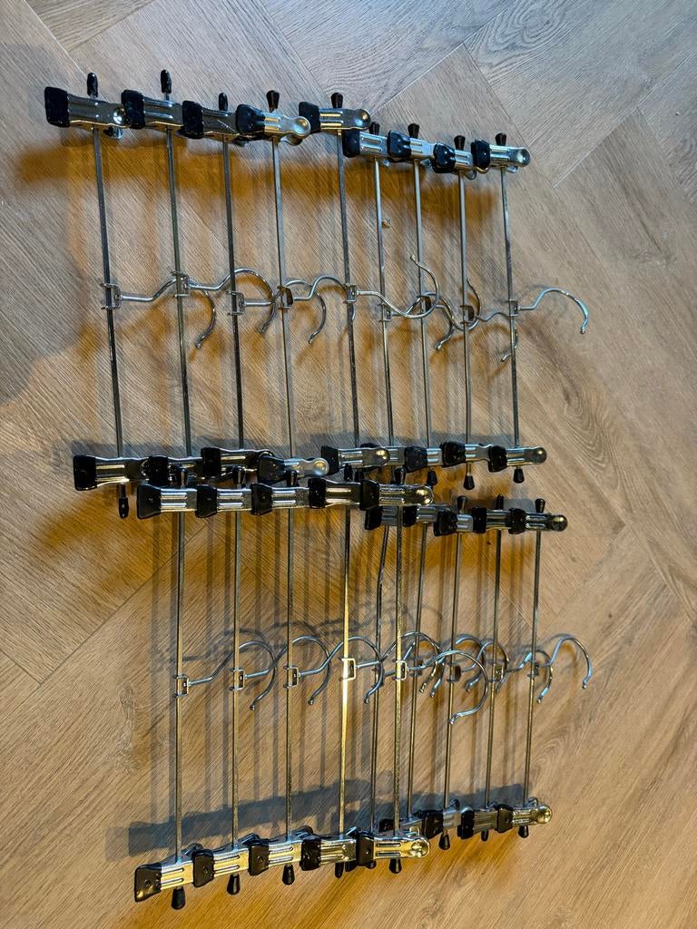 Broek kledinghangers - metaal - 19 stuks, Kleding | Dames, Ophalen of Verzenden, Gebruikt, Metaal, Volwassenen