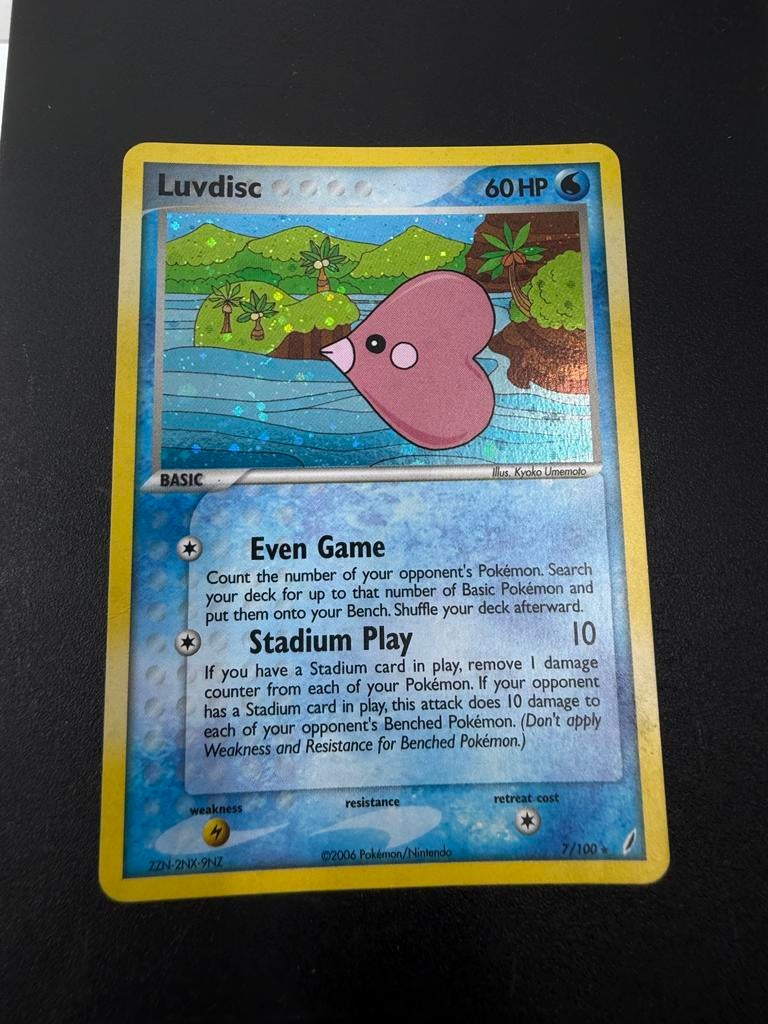 Luvdisc Pokémon Kaart (2006) - Holo - Goede Staat, Ophalen of Verzenden, Gebruikt, Losse kaart, Foil