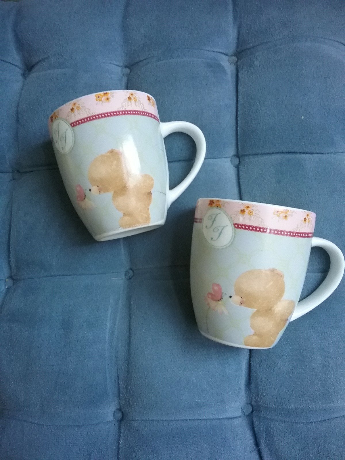 Vintage FOREVER FRIENDS mokjes, 2 stuks, Verzamelen, Ophalen of Verzenden, Zo goed als nieuw, Beeldje, Forever Friends