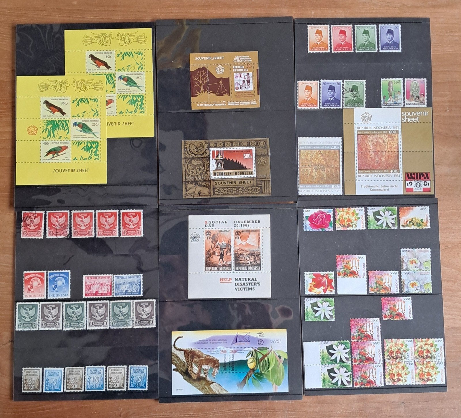 Postzegels en blokken Indonesië, Postzegels en Munten, Postzegels | Volle albums en Verzamelingen, Ophalen of Verzenden, Buitenland