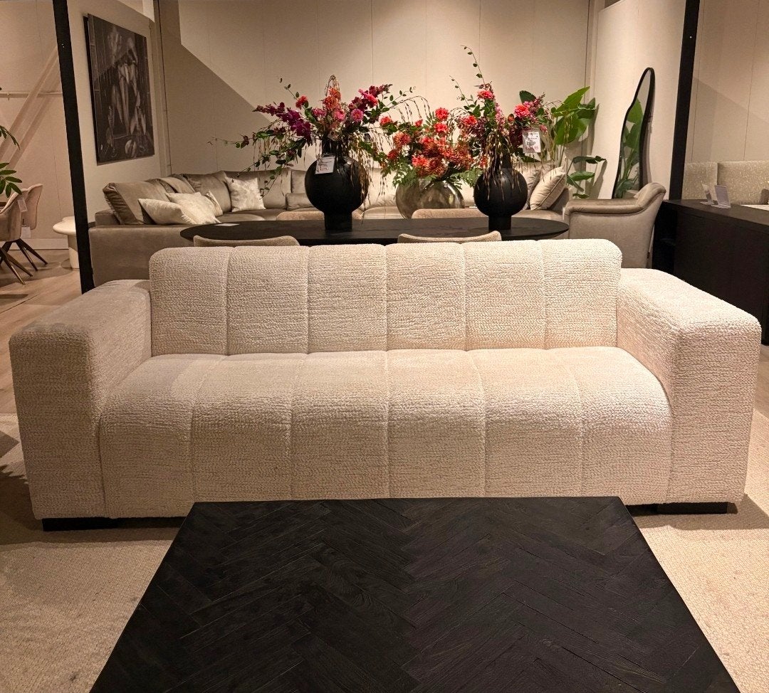 UrbanSofa 3 zits bank Pascal, Ophalen, Nieuw, 75 tot 100 cm, Stof