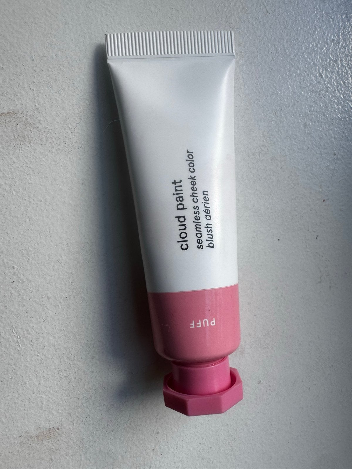 Glossier Cloud Paint Blush - Puff (Roze), Wangen, Verzenden, Zo goed als nieuw, Make-up